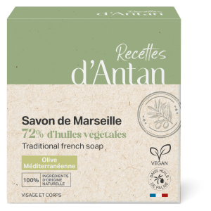 Savon de Marseille olive méditerranéenne - Pain de 100g