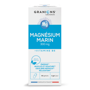 Magnésium marin 300mg - Boite de 60 gélules