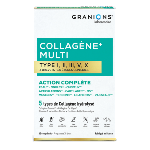 Collagène multi type comprimés - Boite de 60