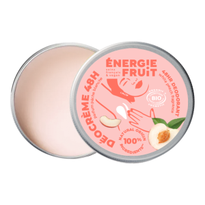 Déocrème 48H pêche blanche BIO - Pot de 45g