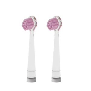 Têtes de brosse à dents bébé rose - Boite de 2
