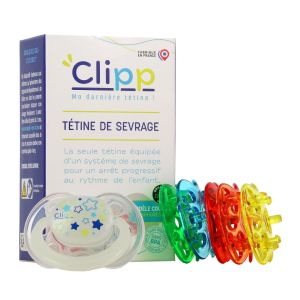 Tétine de sevrage de couleur