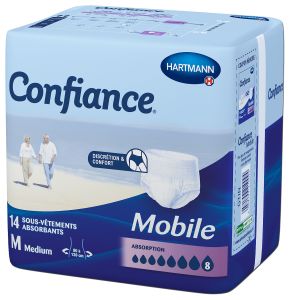 8G taille M sachet de 14 slips absorbants (H/F)