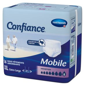 8G taille XL sachet de 14 slips absorbants (H/F)