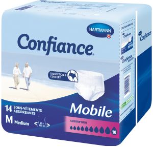 Taille M - Sachet de 14 slips absorbants 10G (H/F)
