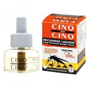 35ml Recharge liquide anti-moustique pour diffuseur double usage