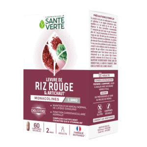 Levure de riz rouge Cholestérol boite de 60