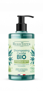 Shampoing doux à l'huile de chanvre et aloe vera BIO 750ml