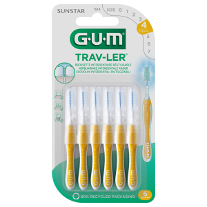 Brossettes interdentaires 1,3 mm - Boite de 6