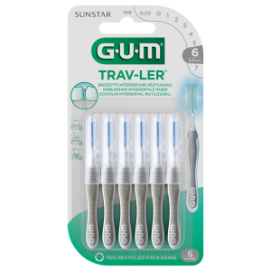 Brossettes interdentaires 2 mm - Boite de 6