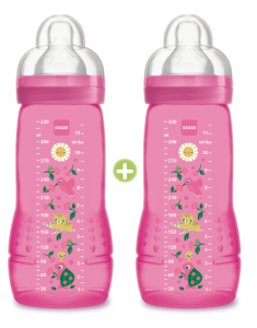 2ème âge motifs aléatoires 330ml débit X fille  boite de 2