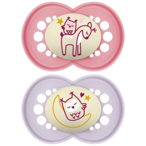 Original Nuit 18+ mois Silicone Lot de 2 (Coloris aléatoire)