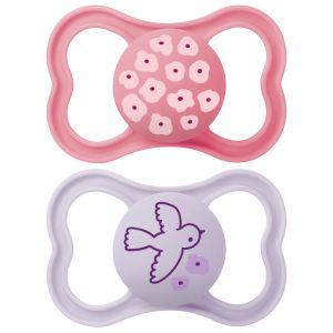 Suprême 6+ mois Silicone Lot de 2 (Coloris aléatoire)