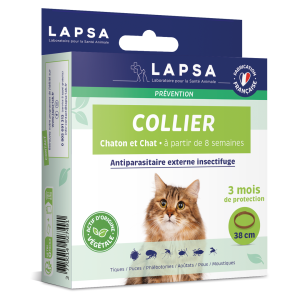Chaton et chat - Boite de 1 collier