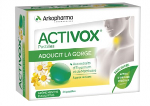 Boite de 24 Pastilles sans sucre Menthe Eucalyptus