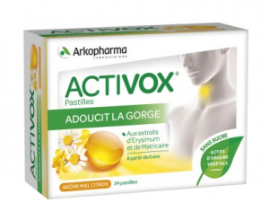Boite de 24 Pastilles sans sucre Miel Citron