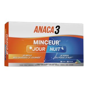 Boite de 60 gélules Minceur jour et nuit 