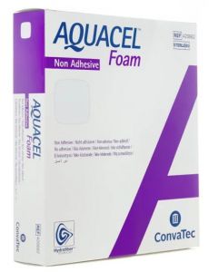 17,5 cm x 17,5 cm Pansement hydrocellulaire non adhésif stérile 1 Boite de 10