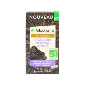 Charbon Végétal BIO Boite de 40 gélules