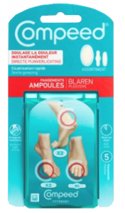 Assortiment pansement ampoule boite de 5