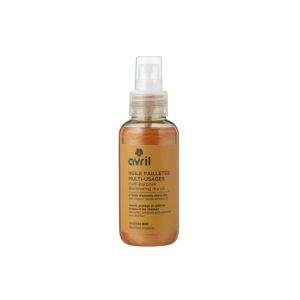 Huile pailletée multi-usages BIO Flacon 100ml