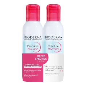 H2O Yeux Démaquillant biphase micellaire - Lot de 2x125ml
