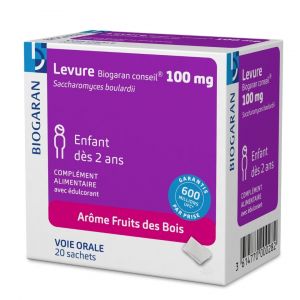 100mg enfant arôme fruits des bois Boite 20 sachets 