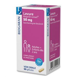 50mg adulte et enfant Boite de 50 gélules 