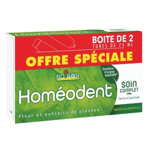 Soin complet dents et gencives chlorophylle 2 Tubes de 75ml