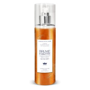 Brume pailletée Constellation dorée Tiaré du Soleil Spray 250ml