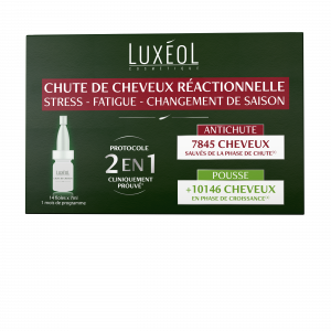 Chute de cheveux réactionnelle 2en1 Boite de 14 ampoules 6ml 