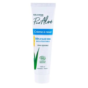 Crème à raser Bio 50% Aloe vera 100ml