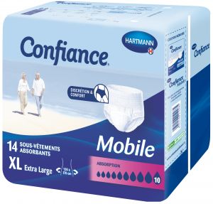 10G taille XL sachet de 14 slips absorbants (H/F)