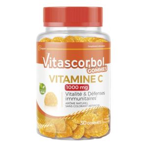 Vitamine C gommes 1000mg  - Flacon de 30