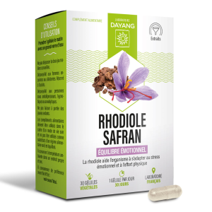 Rhodiole safran Boite de 30 gélules