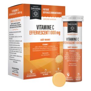 Vitamine C 1000mg effervescent - boite de 20