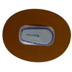 Boîte de 3 protections Dexcom G6 coloris marron