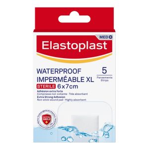 Waterproof XL Boite de 5 pansements 6x7cm