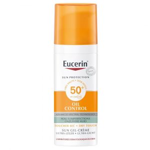 Sun Oil Control Crème-Gel Toucher Sec SPF50+ Flacon 50 ml