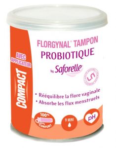 Boite de 9 Tampons probiotiques MINI avec applicateur