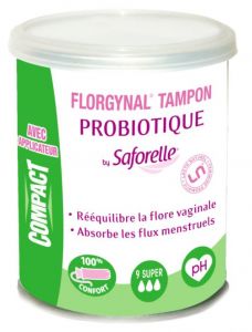 boite de 9 Tampons probiotiques SUPER avec applicateur