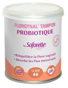 boite de  14 Tampons probiotiques MINI sans applicateur
