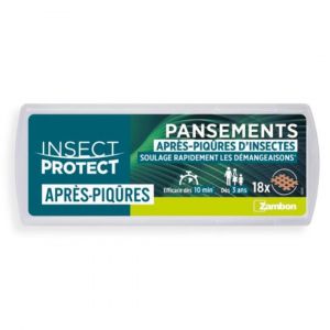 Boite de 18 Pansements Après-piqûres 