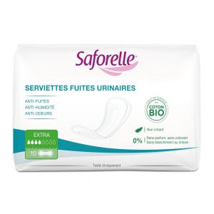 Serviettes fuites urinaires Extra x10