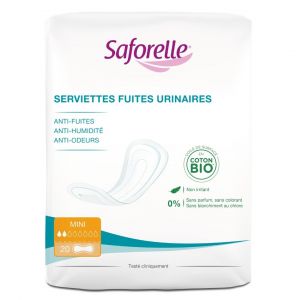  Serviettes fuites urinaires Mini x20