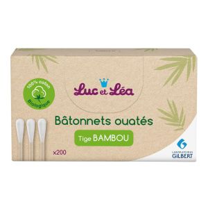 Bâtonnets ouates adulte bambou Boîte de 200