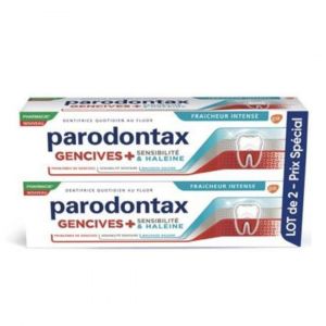 Dentifrice Gencives + Sensibilité & Haleine Fraîcheur Intense 2x75ml