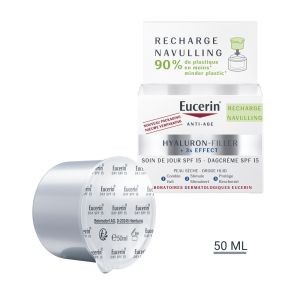 +3x EFFECT Eco-recharge Soin de jour peau sèche SPF15 Pot/50ml