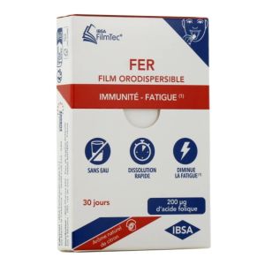 Fer Boite de 30 films orodispersibles