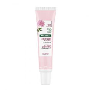 Crème légère apaisante à la Pivoine Bio 40ml